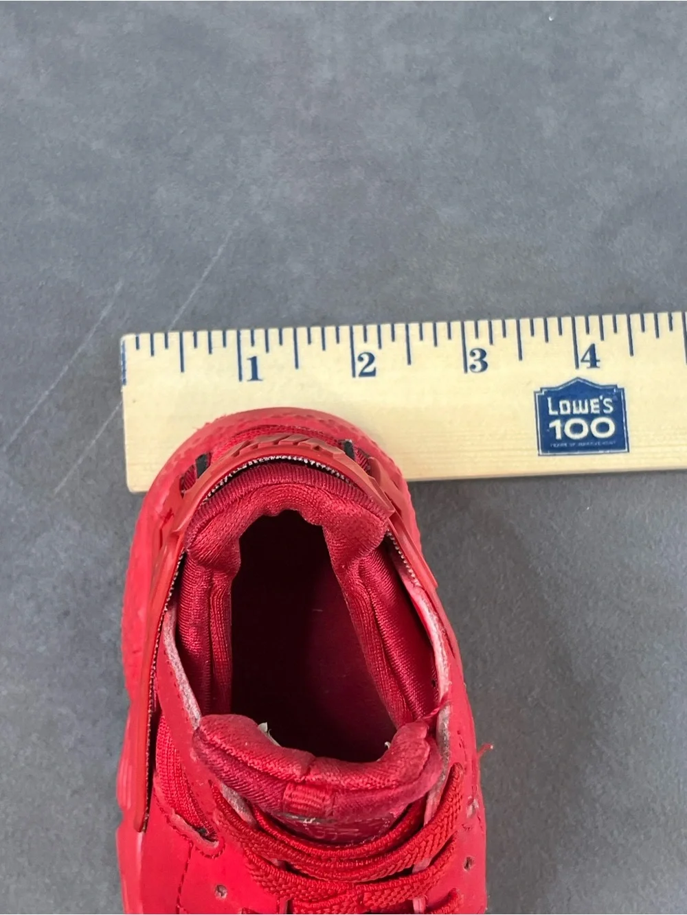Nike Kids Red Lace-Up Athletic Sneakers